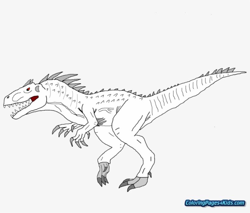 Jurassic World Indominus Rex Kleurplaten - Jurassic World - Gratis Transparante Png-download - Pngkey